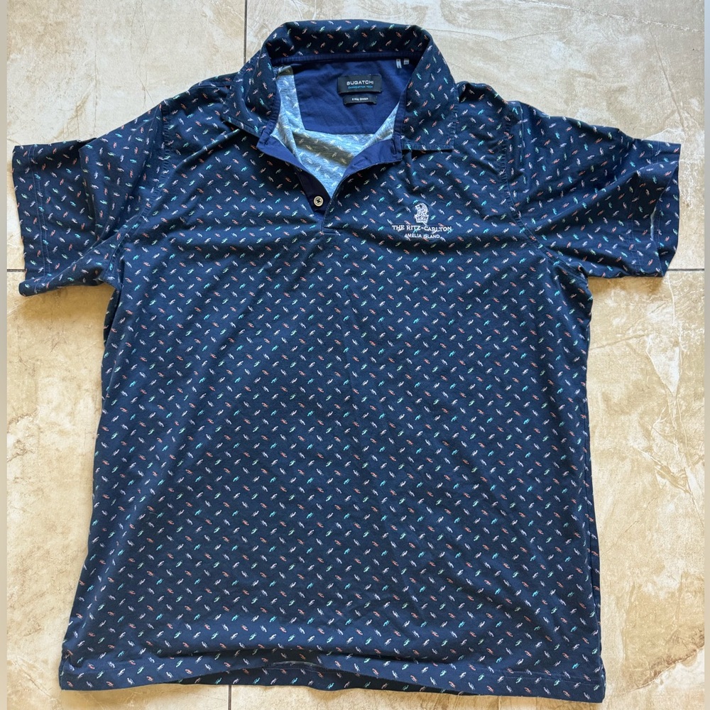 Bugatchi Ritz Carlton Golf Polo